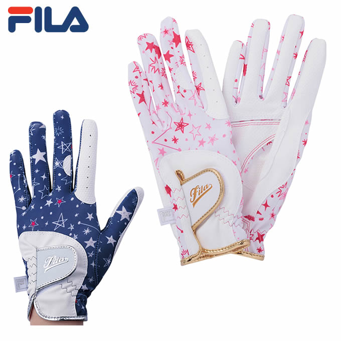 【メール便送料無料】フィラ FILA ゴルフ 両手用グローブ レディース FWG106