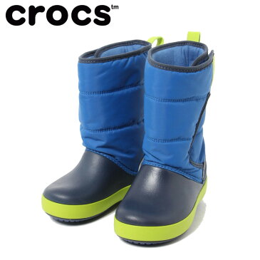 クロックス スノーブーツ ジュニア ロッジポイント K 204660-4HD crocs od