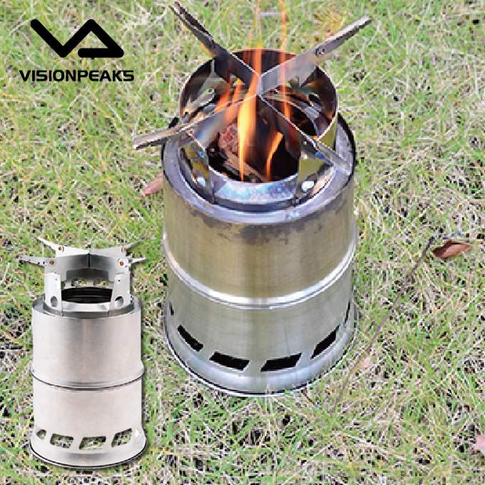 【8/1(日)0:00-8/11(水)1:59 まとめ買いクーポン発行中】 ビジョンピークス VISIONPEAKS ストーブ コンパクトウッドストーブ VP160503J01 od