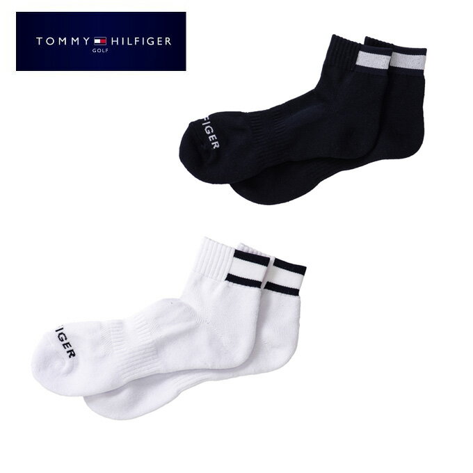 トミーヒルフィガーゴルフ TOMMY HILFIGER GOLF ゴルフ ソックス メンズ フラッグショートソックス THMB012F【メール便可】 od