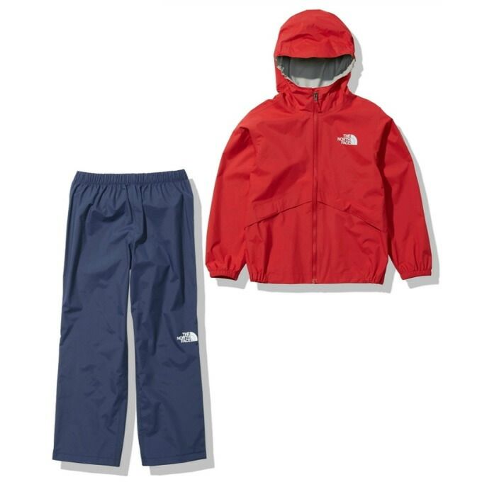 ザ・ノース・フェイス レインウェア上下セット ジュニア RAINTEX EUREKA レインテックス ユリイカ NPJ12112 TR THE NORTH FACE ノースフェイス od