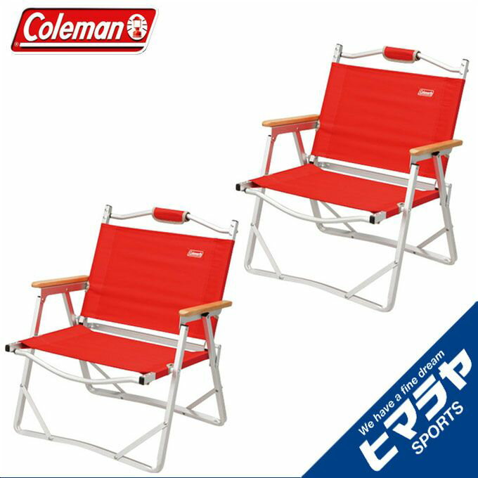 コールマン Coleman チェアコンパクトフォールディングチェア レッド 2個セット170-7670 od通販格安セール情報 楽天 通販