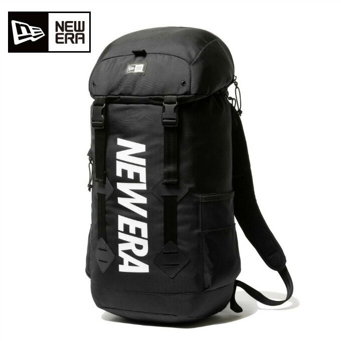ニューエラ NEW ERA バックパック メンズ レディース ラックサック 35L プリントロゴ ブラック × ホワイト 12854726 odのサムネイル
