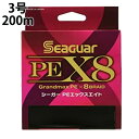 【エントリーでポイント最大15倍！】クレハ Kureha シーガー Seaguar PE X8 200m 3号 PEライン 【メール便可】 od ‥