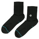 【メール便送料無料】スタンス ソックス STANCE SOCKS ソックス メンズ ICON QUARTER A356A21IQT BK