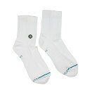 【メール便送料無料】スタンス ソックス STANCE SOCKS ソックス メンズ ICON QUARTER A356A21IQT WH