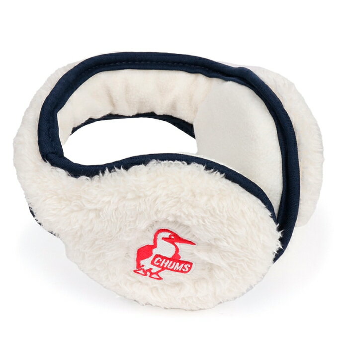 チャムス CHUMS 耳あて メンズ レディース エルモフリースコンパクトイヤーウォーマー Elmo Fleece Compact Ear Warmer CH09-1306 Ivory/Navy