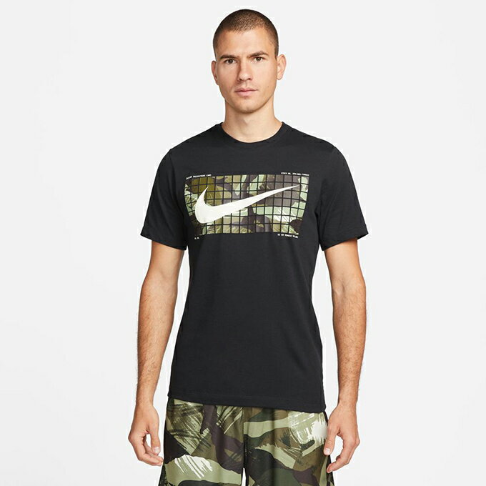 ナイキ Tシャツ 半袖 メンズ DF CAMOグラフィック機能Tシャツ FJ2447-010 NIKE