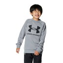 【メール便送料無料】アンダーアーマー スウェットトレーナー ジュニア UAテック テリー ロゴ クルー 1381171-035 UNDER ARMOUR