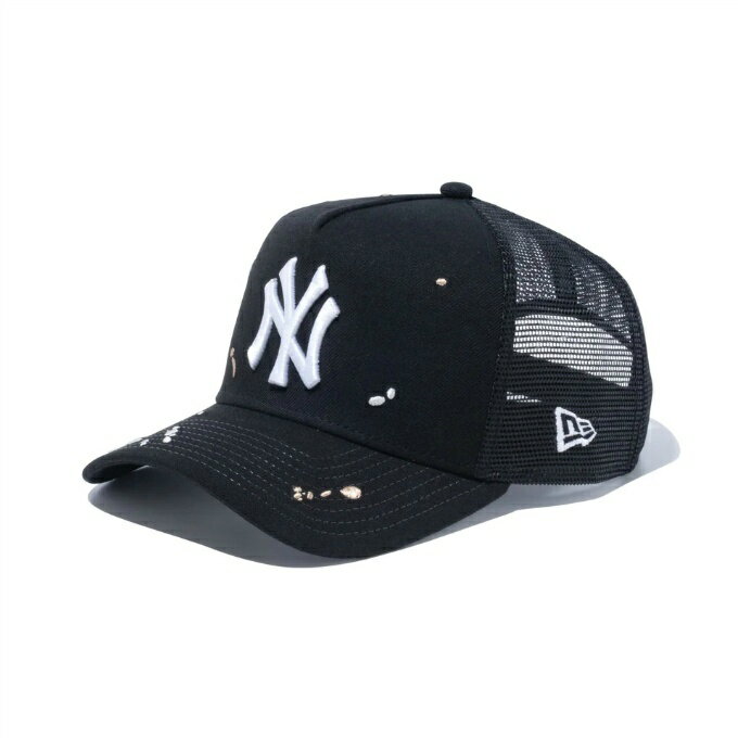 ニューエラ NEW ERA ゴルフ キャップ メンズ レディース 9FORTY A-Frame トラッカー Splash Embroidery ニューヨーク・ヤンキース ブラック 13750634 od