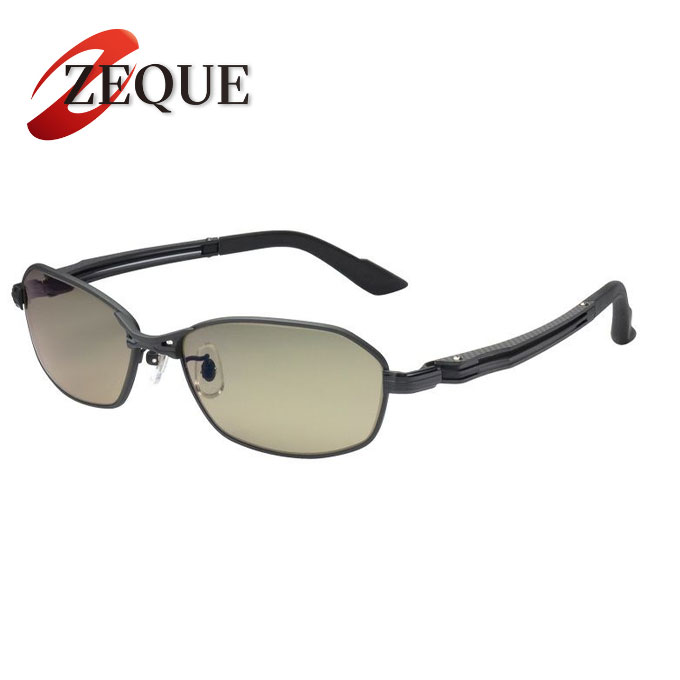 ゼクー フェイズ55 Feiz55 マットブラック トゥルービュースポーツ(TVS) ZEQUE 偏光サングラス TALEX タレックス F-2027 おしゃれ...