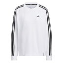 アディダス Tシャツ 長袖 レディース エッセンシャルズプラス ルーズフィット スリーストライプ長袖Tシャツ ESSENTIALS+ JF1390 KVF78 adidas【メール便可】 od(4)