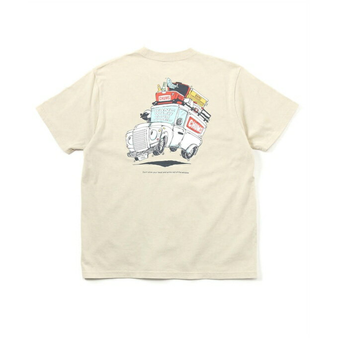 チャムス CHUMS 半袖 レディース ゴーアウトドアポケットTシャツ CH11-2348 Greige  od