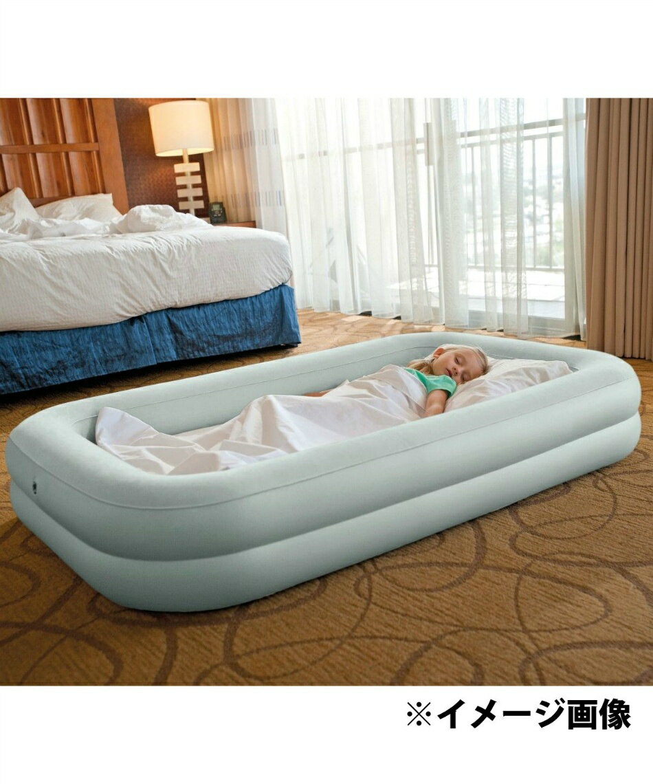 インテックス INTEX エアーベッド キッズ トラベル ベッド セット Kidz Travel Bed Set 子ども お昼寝 室内 コンパクト 収納 66810 ‥ od