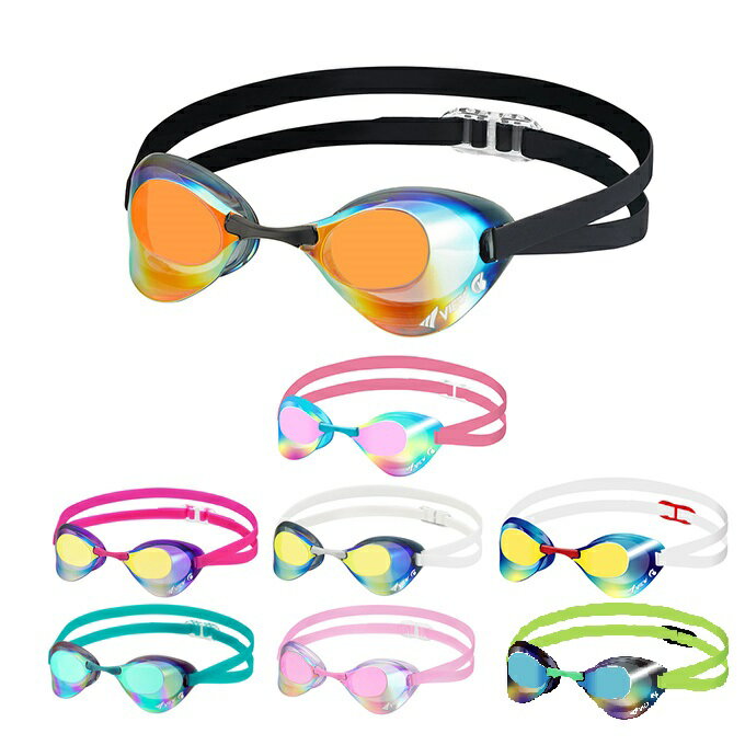 ビュー VIEW FINA承認 ノンクッション スイミングゴーグル ミラーレンズ FINA ノンクッションミラーゴーグル V121ESAM