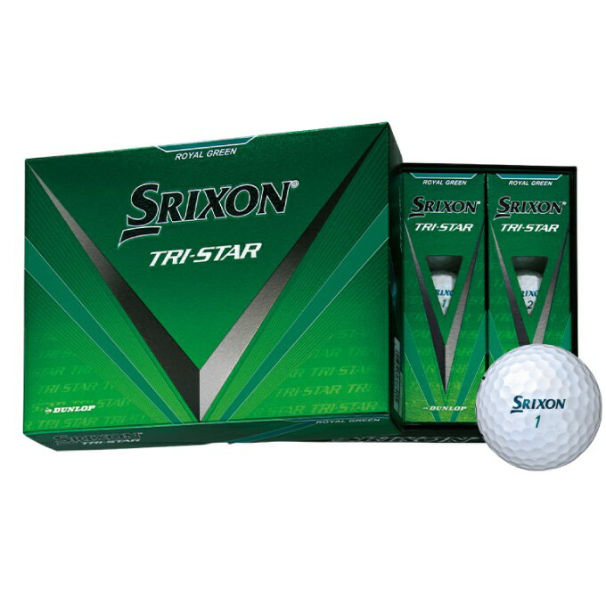 スリクソン(SRIXON) トライスター ゴルフボール 1ダース 12個入 RGR TRI-STAR_2024 od‥