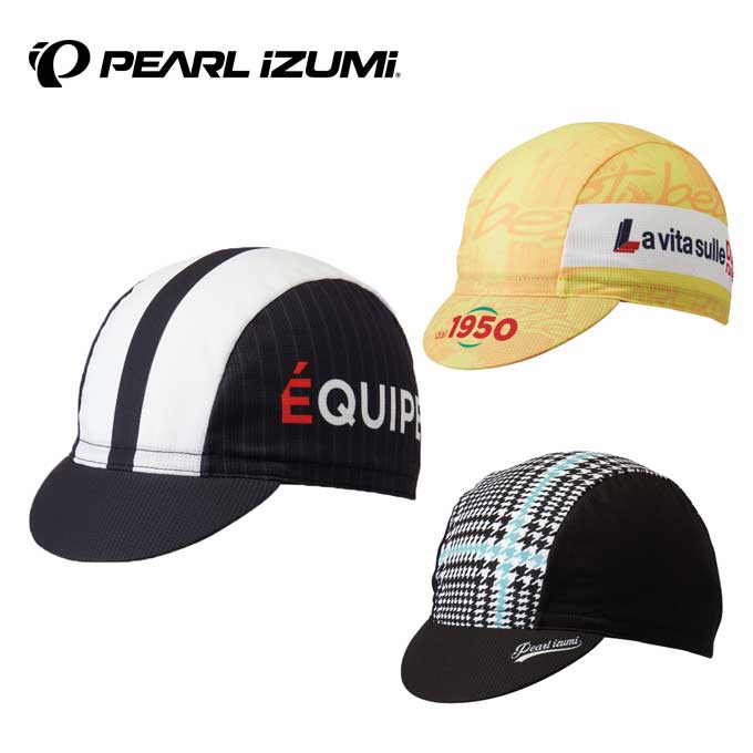 【メール便送料無料】パールイズミ 自転車 帽子 サイクルキャップ プリントサイクルキャップ R474 おしゃれ 吸汗速乾 インナーキャップ ‥