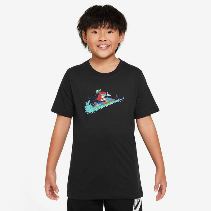 ナイキ Tシャツ 半袖 ジュニア J NSW ボクシー 1 Tシャツ FV5345-010 NIKE【メール便可】 od