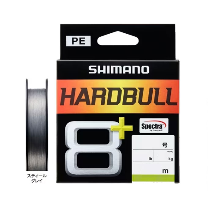 シマノ(SHIMANO) ハードブル8＋100m スティールグレイ 1.2号 PEライン HARDBULL8＋100m 【メール便可】..