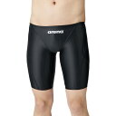 【メール便送料無料】アリーナ arena FINA承認 競泳水着 ジュニア アクアストライプDスパッツ ARN-2052MJ-BKBK