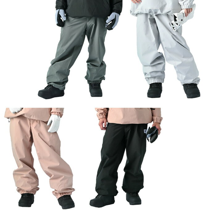 ■カラー：74アプリコット、14シルバー、19ブラック、18メタルグレー ■サイズ： SS、S、M、L、LL ■特徴： ・レギュラーシルエットパンツ ・アクアプロテック素材採用 ・耐水圧10000mm ・スノーガード搭載 ・パンツアジャスターコード 検索ワード：スノボ スノボー