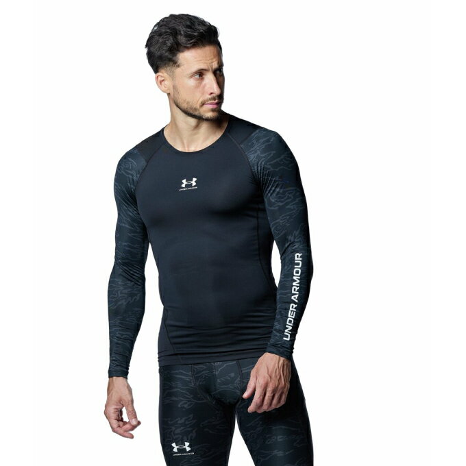 アンダーアーマー アンダーウェア 長袖 メンズ UA HG ARMOUR LS NOVELTY 1388213-001 UNDER ARMOUR 【メール便可】 od