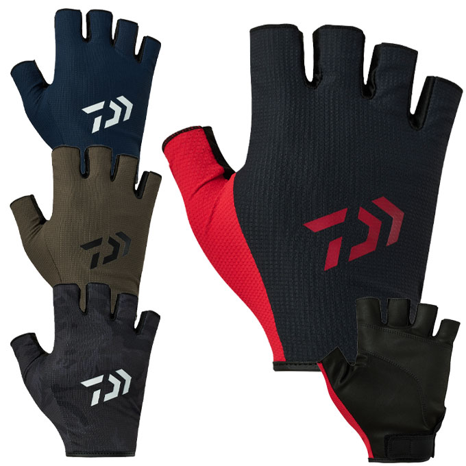 【メール便送料無料】ダイワ(DAIWA) 手袋 DG-6525 吸水速乾グローブ 5本カット DG-