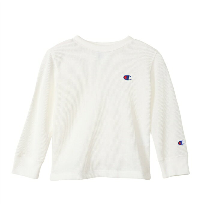 乐天商城 - チャンピオン Champion Tシャツ 長袖 ジュニア BS ワッフル ロンT CK-Y405-020 od