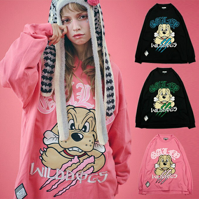 ガルフィー メンズ レディース 長袖 Tシャツ 覚醒ビーストロンT 大きいサイズ カジュアル ゆったり ユ..