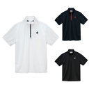 【メール便送料無料】ルコックスポルティフ le coq sportif ポロシャツ 半袖 メンズ エコペットハーフジップシャツ LT5SHTZ2M