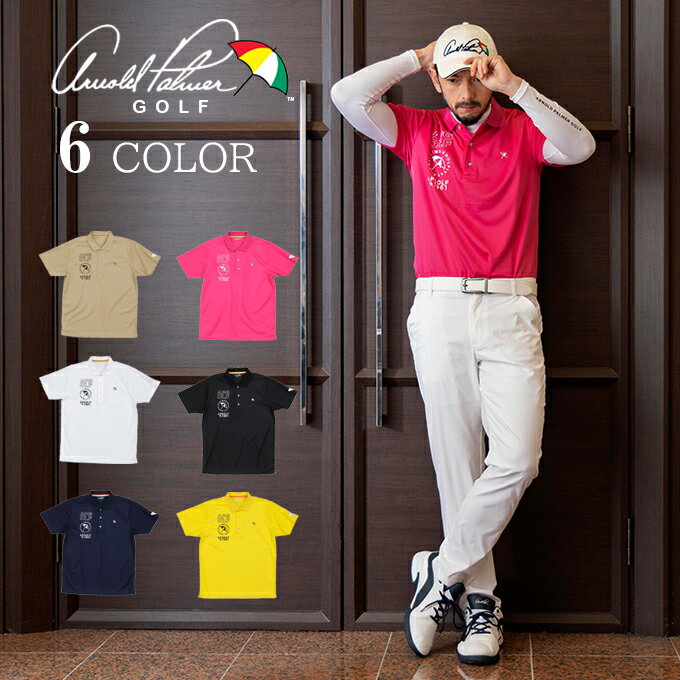【メール便送料無料】 アーノルドパーマー arnold palmer ゴルフウェア ポロシャツ 半袖 メンズ ベーシック半袖ポロシャツ AP220101D01