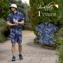 【メール便送料無料】アーノルドパーマー arnold palmer ゴルフウェア ポロシャツ 半袖 メンズ バンダナプリント半袖ポロシャツ AP220101D17 od