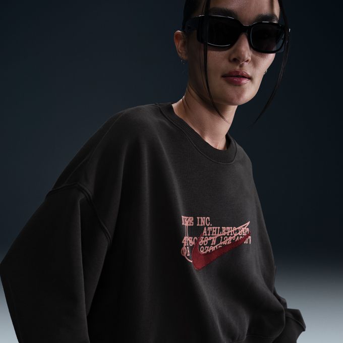 ナイキ スウェットトレーナー レディース L NSW PHNX FLC OCクルー フェニックス HV4790-045 NIKE