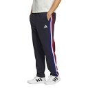 アディダス スポーツウェア ジャージ ロングパンツ メンズ スリーストライプス ダブルニット オープンヘム トラックパンツ JV6985 JZR01 adida...