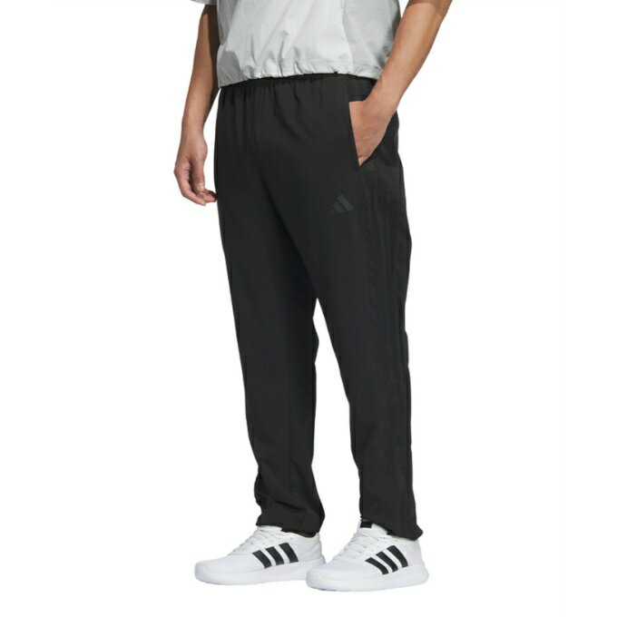アディダス スポーツウェア クロスウェア ロングパンツ メンズ スリーストライプス ルーズフィット ラ..