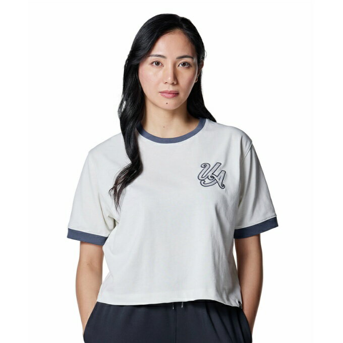 【メール便送料無料】アンダーアーマー Tシャツ 半袖 レディース UA HEAVYWEIGHT EMBROIDERY T-SHIRT 6..