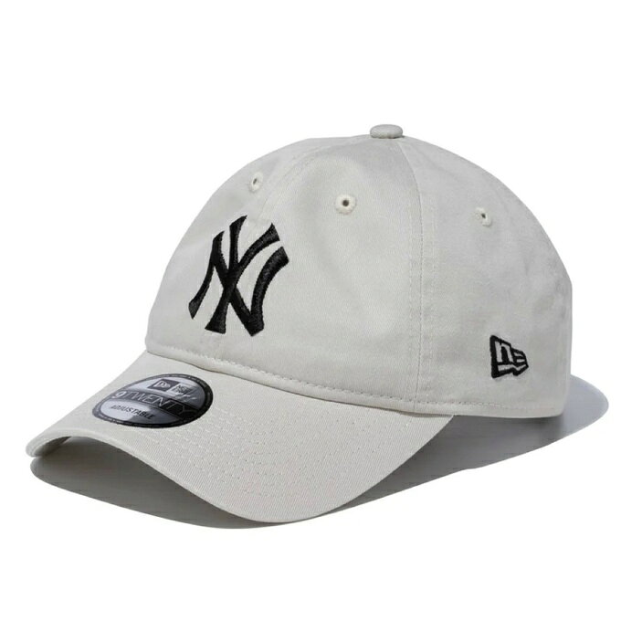 乐天商城 - ニューエラ NEW ERA 帽子 キャップ メンズ レディース 9TWENTY ニューヨーク・ヤンキース ウォッシュドコットン ストーン 14525105 ベースボールキャップ od
