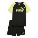 【メール便送料無料】プーマ Tシャツ 上下セット ジュニア ボーイズ ESS NO. 1 ロゴ ポリ 半袖 Tシャツ & ショーツ 687868-01 PUMA