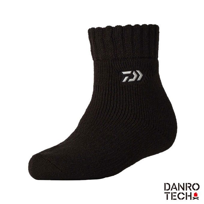 【メール便送料無料】ダイワ ダンロテック ソックス ショート ユニセックス 防寒 厚手 極厚 フィッシング 靴下 25R DS-3125R od ‥