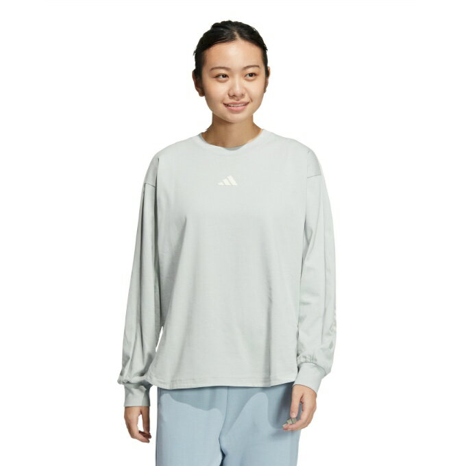 【メール便送料無料】アディダス Tシャツ 長袖 レディース ワード 長袖Tシャツ JN9974 KQD31 adidas
