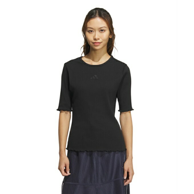 樂天商城 - アディダス Tシャツ 半袖 レディース Lux AD リブ 半袖Tシャツ JL5093 KQD94 adidas