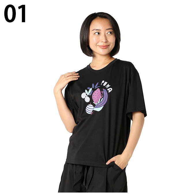 プーマ(PUMA) Tシャツ 半袖 レディース リラックス フルーティーGRX半袖T 687711