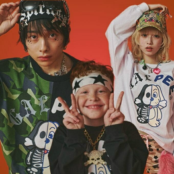 ガルピー ガルフィー メンズ レディース ジュニア キッズ 長袖 Tシャツ GALPEEゴーストロンT カジュア..