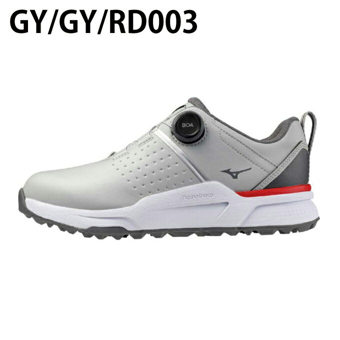 ミズノ ゴルフシューズ スパイクレス メンズ ハザードエナジー ボア 防水 51GQ2501 MIZUNO