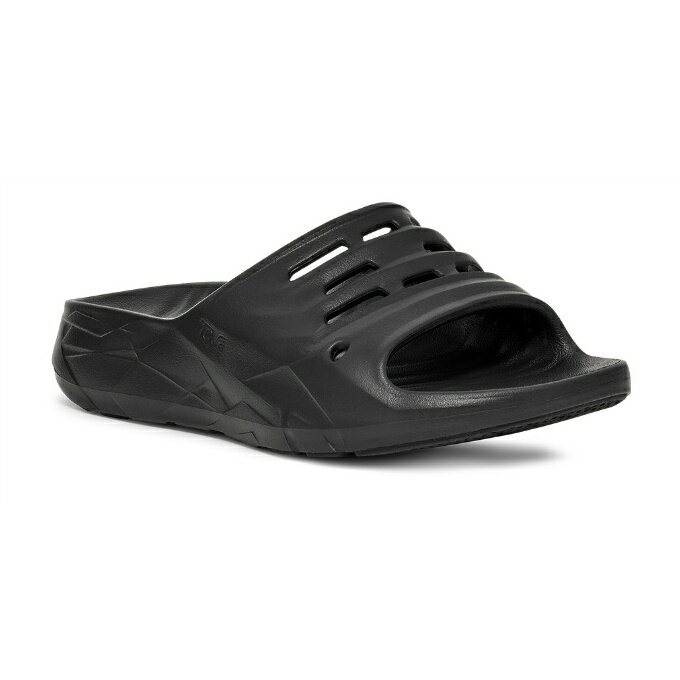 乐天商城 - テバ TEVA シャワーサンダル レディース アプレトレイル スライド 1166790-BLK