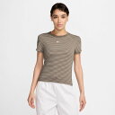 ナイキ Tシャツ 半袖 レディース L NSW CHLL ボーダー半袖T HF9525-233 NIKE 【メール便可】 od(4)