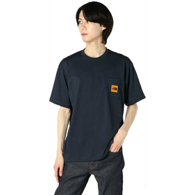 乐天商城 - ザ・ノース・フェイス(THE NORTH FACE) Tシャツ 半袖 メンズ ショートスリーブスクエアロゴポケットティー NT82541-UN 【国内正規品】 od