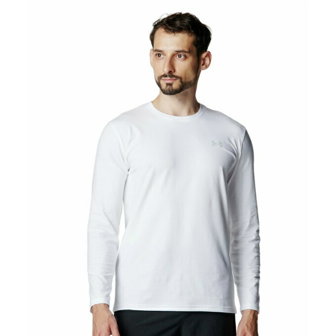 乐天商城 - アンダーアーマー(UNDER ARMOUR) Tシャツ 長袖 メンズ UA PERFORMANCE COTTON LONG SLEEVE T-SHIRT 6007849-100 od