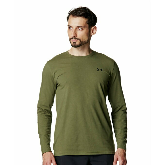 乐天商城 - 【メール便送料無料】 アンダーアーマー(UNDER ARMOUR) Tシャツ 長袖 メンズ UA PERFORMANCE COTTON LONG SLEEVE T-SHIRT 6007849-390 od