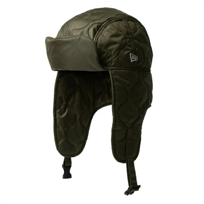 乐天商城 - ニューエラ(NEW ERA) 帽子 キャップ メンズ レディース トラッパー Militaly Quilt Water Repellent オリーブ | アウトドア 14668870 【国内正規品】 od